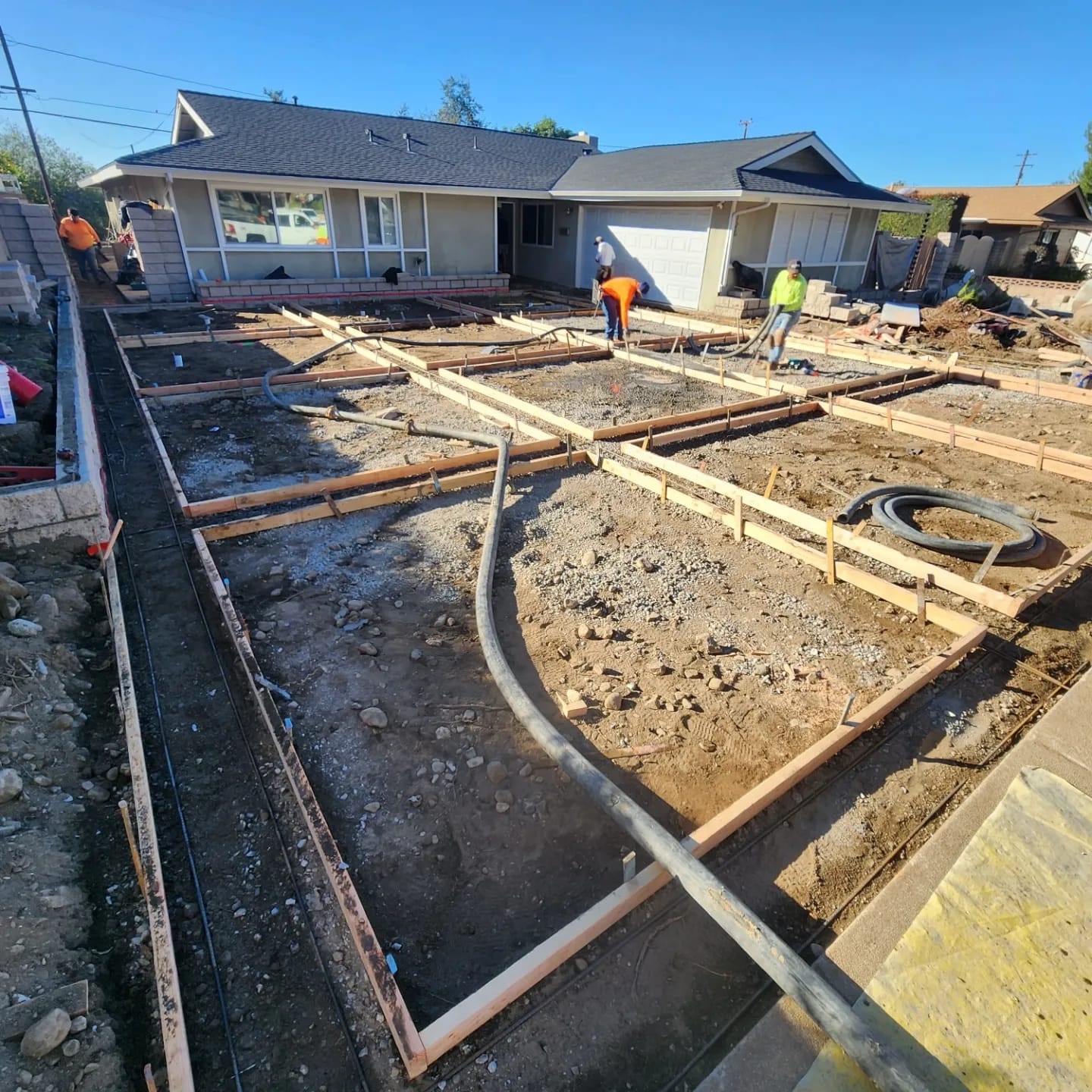 Foundation form work